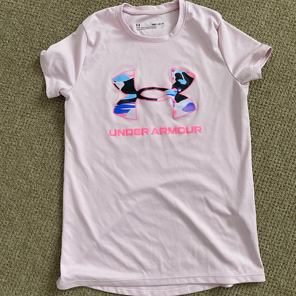 Under Armour Kids Pink Graphic T-Shirt